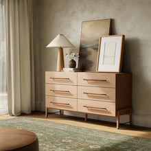 Rosewood 6 Drawer Dresser
