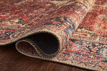 LQ-07 Red / Navy Rug