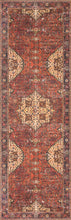 LQ-07 Red / Navy Rug