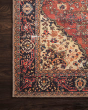 LQ-07 Red / Navy Rug