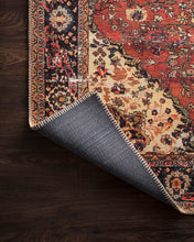 LQ-07 Red / Navy Rug