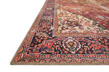 LQ-07 Red / Navy Rug