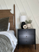 Solo Black Nightstand