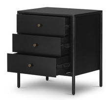 Solo Black Nightstand