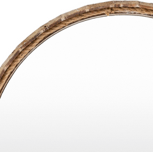 Natural Round Mirror