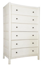 Whitewash Tall Boy Dresser