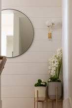 Raw Round Mirror