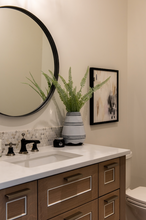 Antique Brushed Silver Mirror