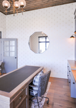 Matte Black Iron Mirror