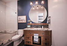 Raw Round Mirror