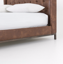 Nash Leather Bed