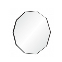 Matte Black Iron Mirror