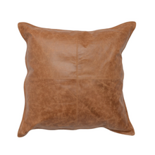 Chestnut Leather Pillow