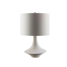 White Plaster Lamp